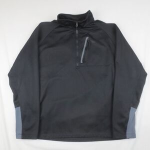 North Face Canyonland 1/2 Zip Pullover Sweater Mens XL Black A7L7 Outdoor Hiking